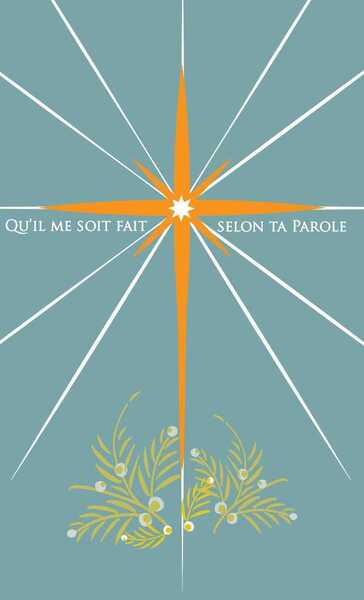 Picture of Lot de 25 cartes "Qu'il me soit fait selon ta Parole"