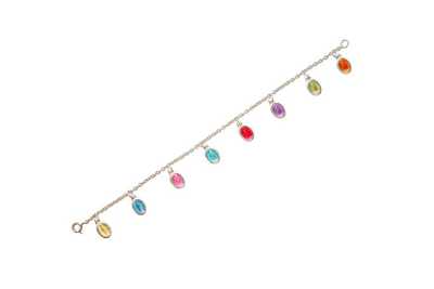 Picture of Bracelet  avec 8 médailles Miraculeuse en couleur