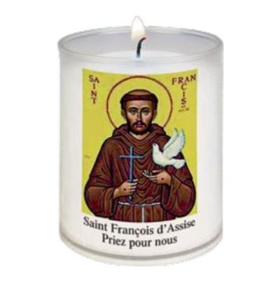 Image de Veilleuse diamètre 50 mm - H 65 mm - Saint François
