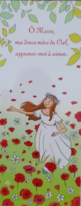 Image de Lot de 25 signets - Ô Marie, ma douce mère du ciel, apprenez-moi à aimer.