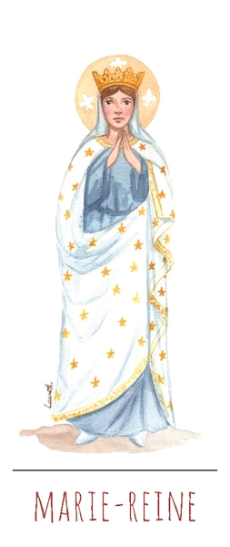 Picture of Lot de 10 signets - Marie-Reine