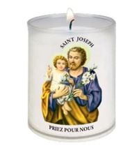 Picture of Veilleuse diamètre 50 mm - H 65 mm - Saint Joseph