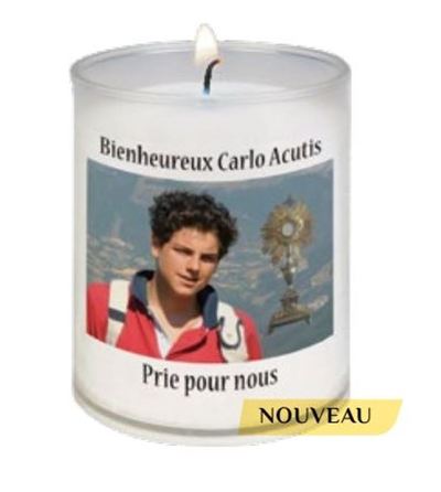 Image de Veilleuse diamètre 50 mm - H 65 mm - Carlo Acutis