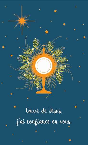Picture of Lot de 25 cartes "Coeur de Jésus, j'ai confiance"