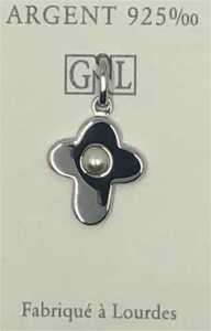 Picture of Croix avec perle, argent 925/000