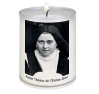 Image de Veilleuse diamètre 50 mm - H 65 mm - Sainte Thérèse