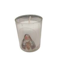 Image de Veilleuse diamètre 50 mm - H 65 mm - Sainte Rita