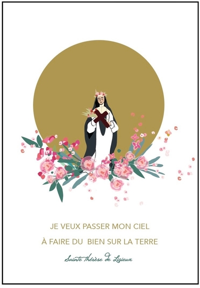 Image de Lot de 25 images en dorure "En Dieu sur la Terre version 2"