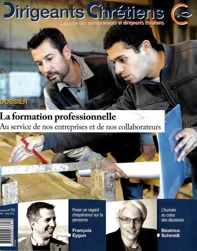 Image de Dirigeants Chrétiens N°113 - La formation professionnelle
