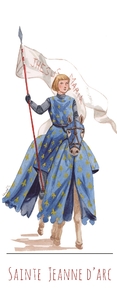 Picture of Lot de 10 signets - Jeanne d'Arc