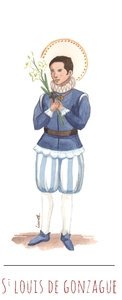 Picture of Lot de 10 signets - Louis de Gonzague