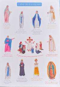 Picture of Poster A4 apparitions mariales 5 ex