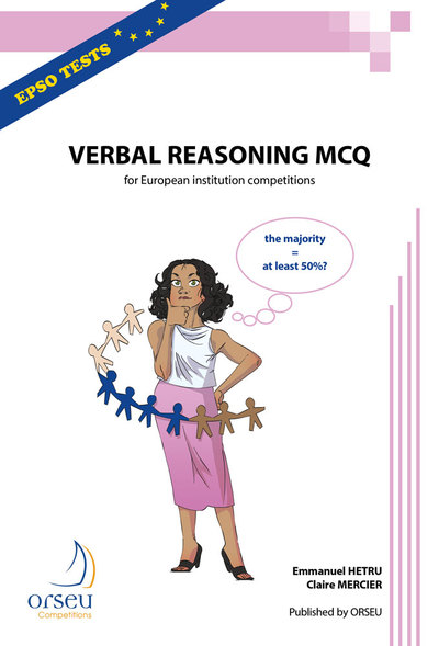 Picture of Verbal reasoning MCQ 2019 for European institution competitions