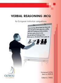 Image de Verbal Reasoning MCQ for European Institution competitions