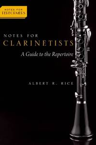 Picture of NOTES FOR CLARINETISTS A GUIDE TO THE REPERTOIRE