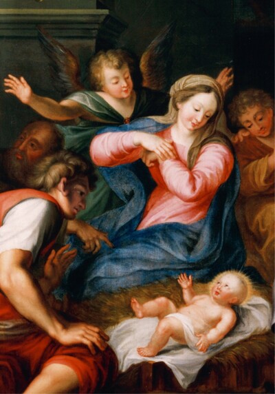 Image de Cartes de voeux Magnificat 2026 - pack de 10 ex - L’Adoration des bergers