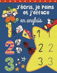 Picture of J'écris, je peins et j'efface en anglais les chiffres