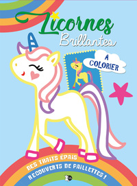 Picture of Licornes brillantes - Bloc Bleu