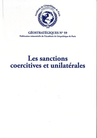 Picture of Les sanctions coercitives et unilatérales