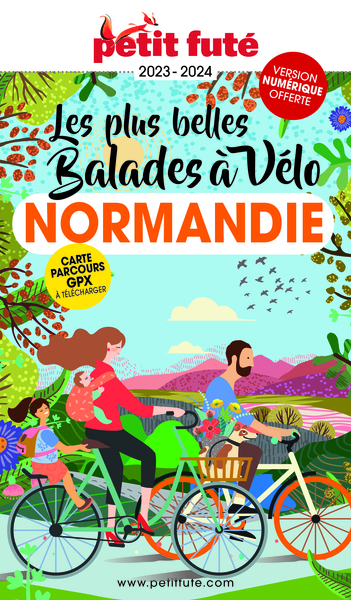 Image de Guide Balades à vélo Normandie 2023 Petit Futé