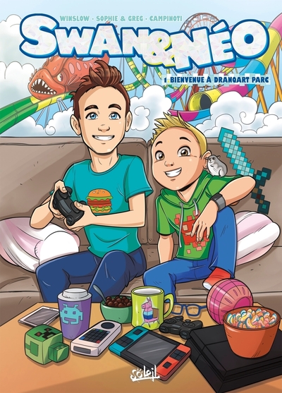 Image de Swan et Néo - tome 01 Bienvenue à Drangart parc - Tome 1