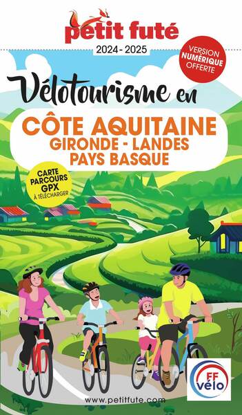 Image de Guide Vélotourisme en Côte Aquitaine 2024 Petit Futé