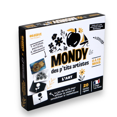 Picture of LE MONDY DES P'TITS ARTISTES : 20 CARTES CONTRASTEES ET EN COULEUR