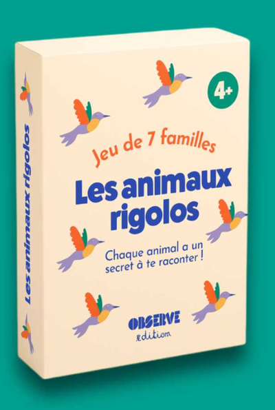 Picture of JEU DE 7 FAMILLES - ANIMAUX : LES ANIMAUX RIGOLOS