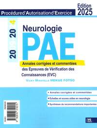 Image de PAE ANNALES EVC CORRIGE NEUROLOGIE 2025