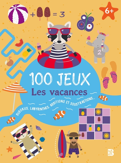 Image de 100 jeux - 6+ Les vacances
