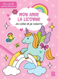 Image de Mon amie la licorne - Je colle et je colorie