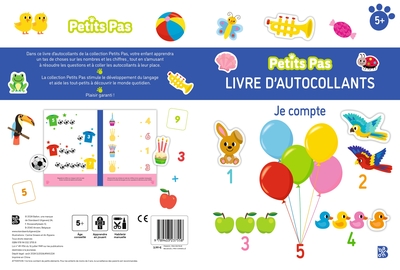 Picture of Petits Pas autocollants: Je compte