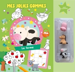 Picture of Mes jolies gommes - Les animaux de la ferme