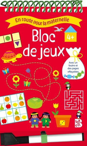 Picture of ERPM Bloc de jeux avec spirales et feutre 4+