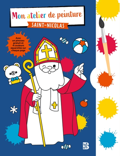 Picture of Mon Saint Nicolas magique, livre avec pinceau