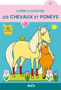 Image de Coller et colorier - Les chevaux et poneys 3+