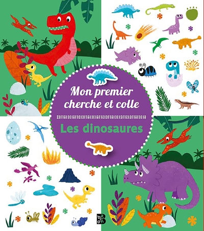 Image de Mon premier cherche et colle - Les dinosaures