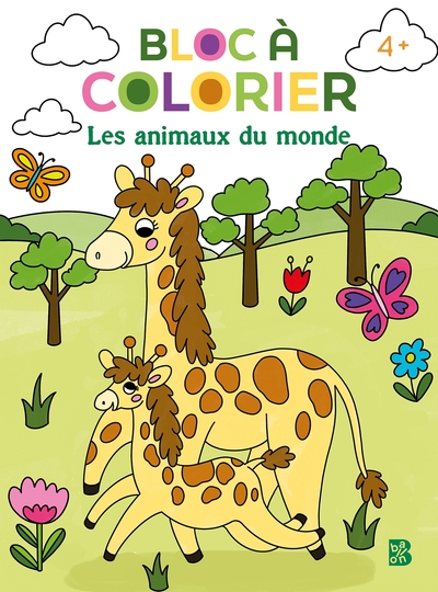 Picture of Bloc à colorier  - Les animaux du monde