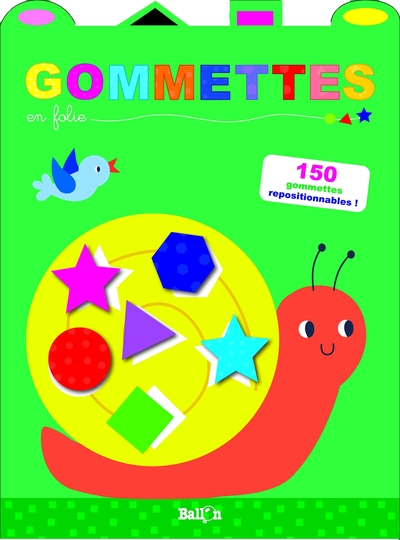 Image de Gommettes en folie titre (escargot)