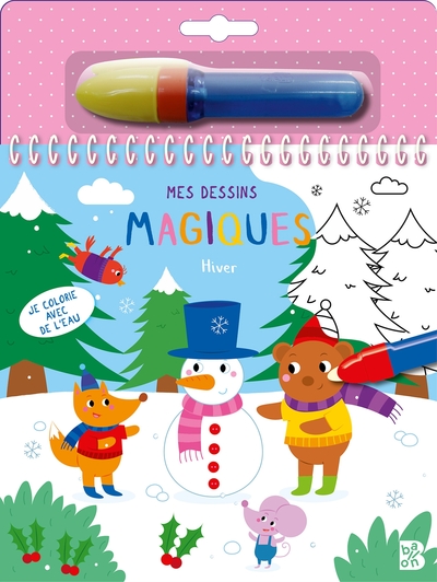 Image de JE COLORIE AVEC DE L EAU HIVER