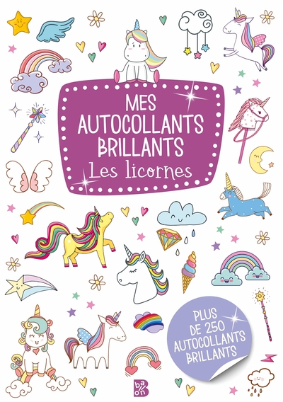 Image de Mes autocollants brillants Les licornes