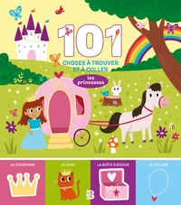 Image de 101 choses à trouver et à coller: Les princesses