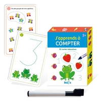 Picture of Cartes de jeu et d'apprentissage (avec feutre) - J'apprends à compter