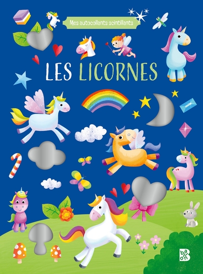Image de Mes autocollants scintillants - Les licornes