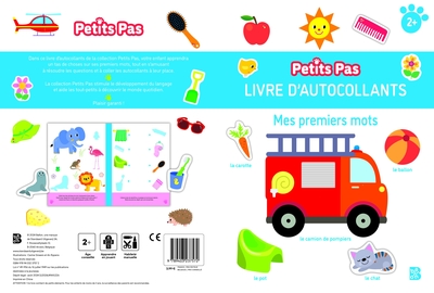 Picture of Petits Pas autocollants: Mes premiers mots
