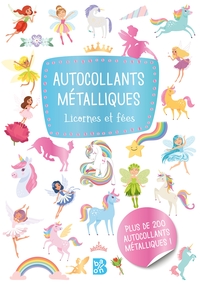 Image de Autocollants métalliques - Les fées & les licornes