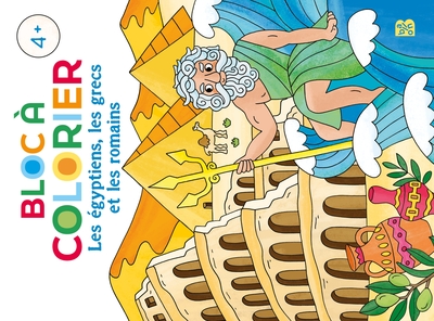 Picture of Bloc à colorier : Les égyptiens, les grecs et les romains