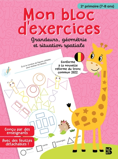 Picture of 2ème primaire maths : grandeur, géométrie et situation spatiale