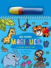 Picture of Je colorie avec de l'eau - Les animaux sauvages