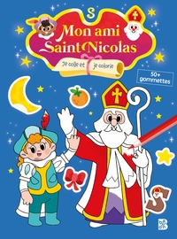 Image de Mon ami Saint Nicolas : Je colle et je colorie